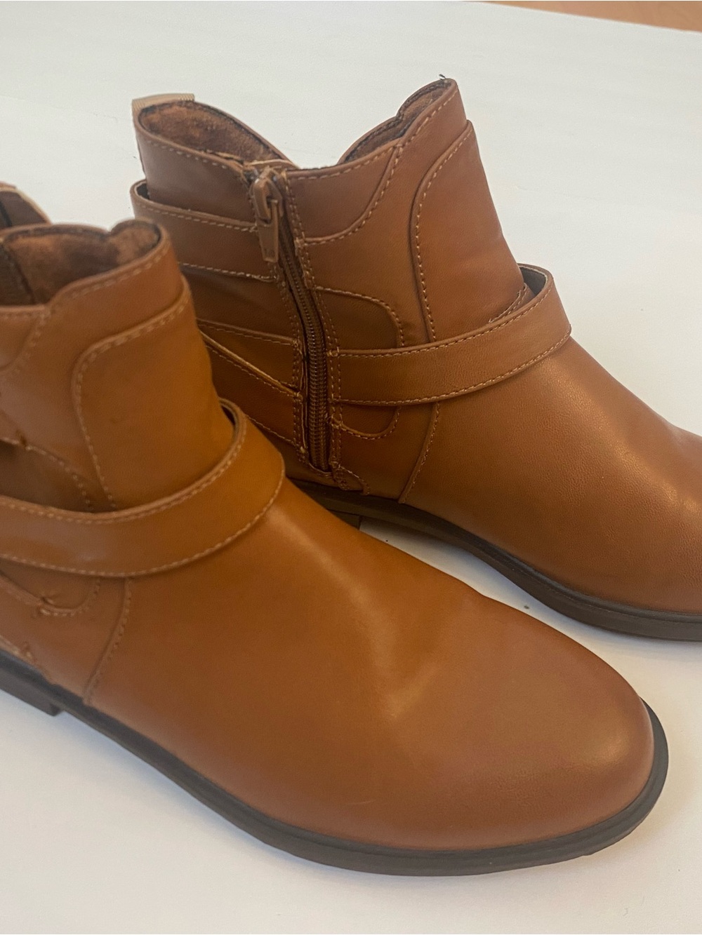 Rocket Dog Brown Kids Ankle Booties with Side Zip